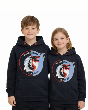 Bahçeşehir Red Dragons Lacivert Kapşonlu Sweatshirt