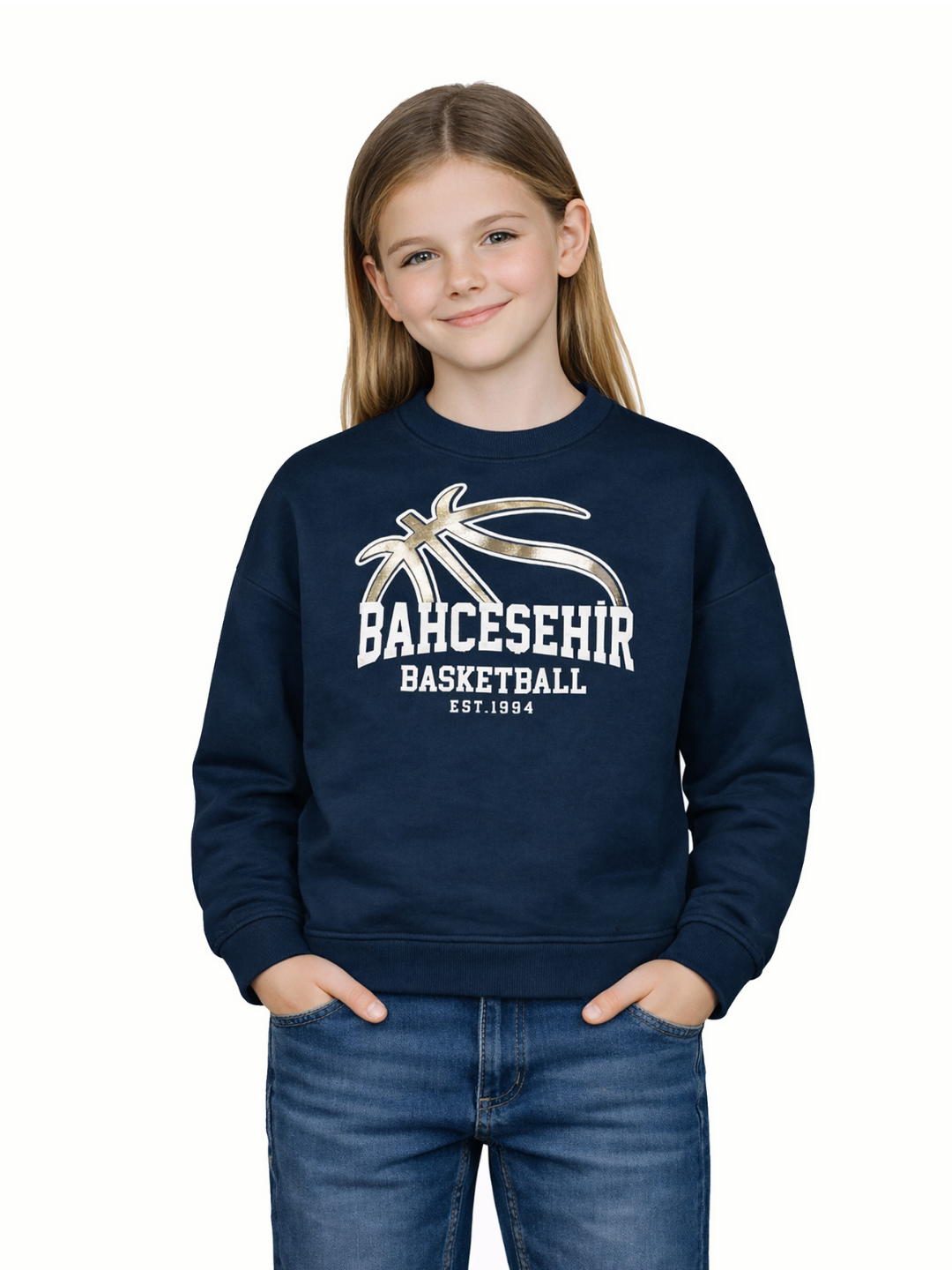 Bahçeşehir Basketball Logolu Sweatshirt