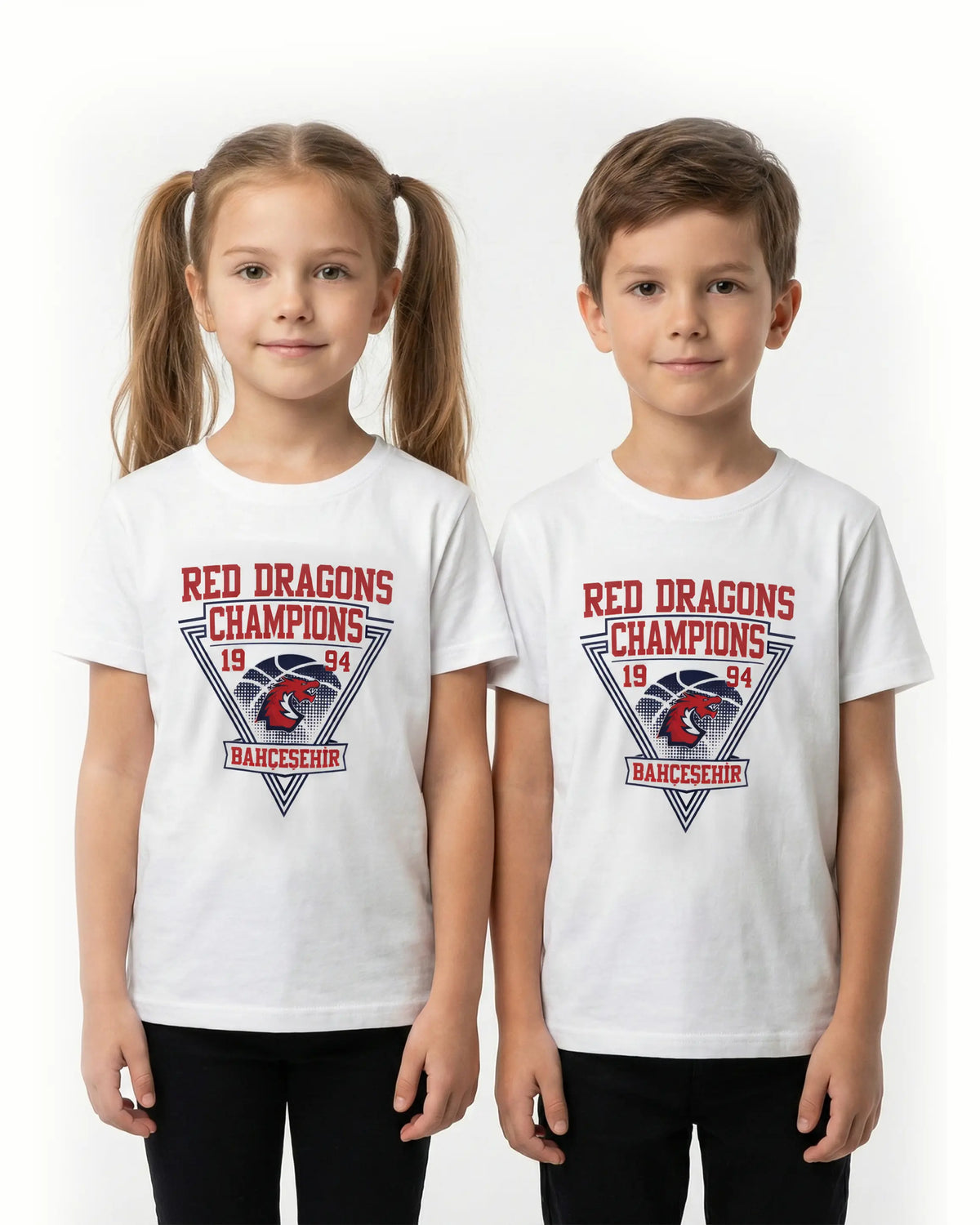 Bahçeşehir Red Dragons Beyaz T-Shirt bigkeepcollection