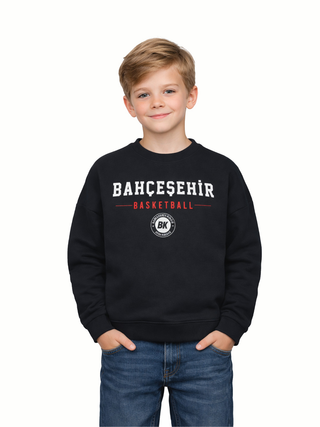 Bahçeşehir Koleji  Basketball Logolu Sweatshirt