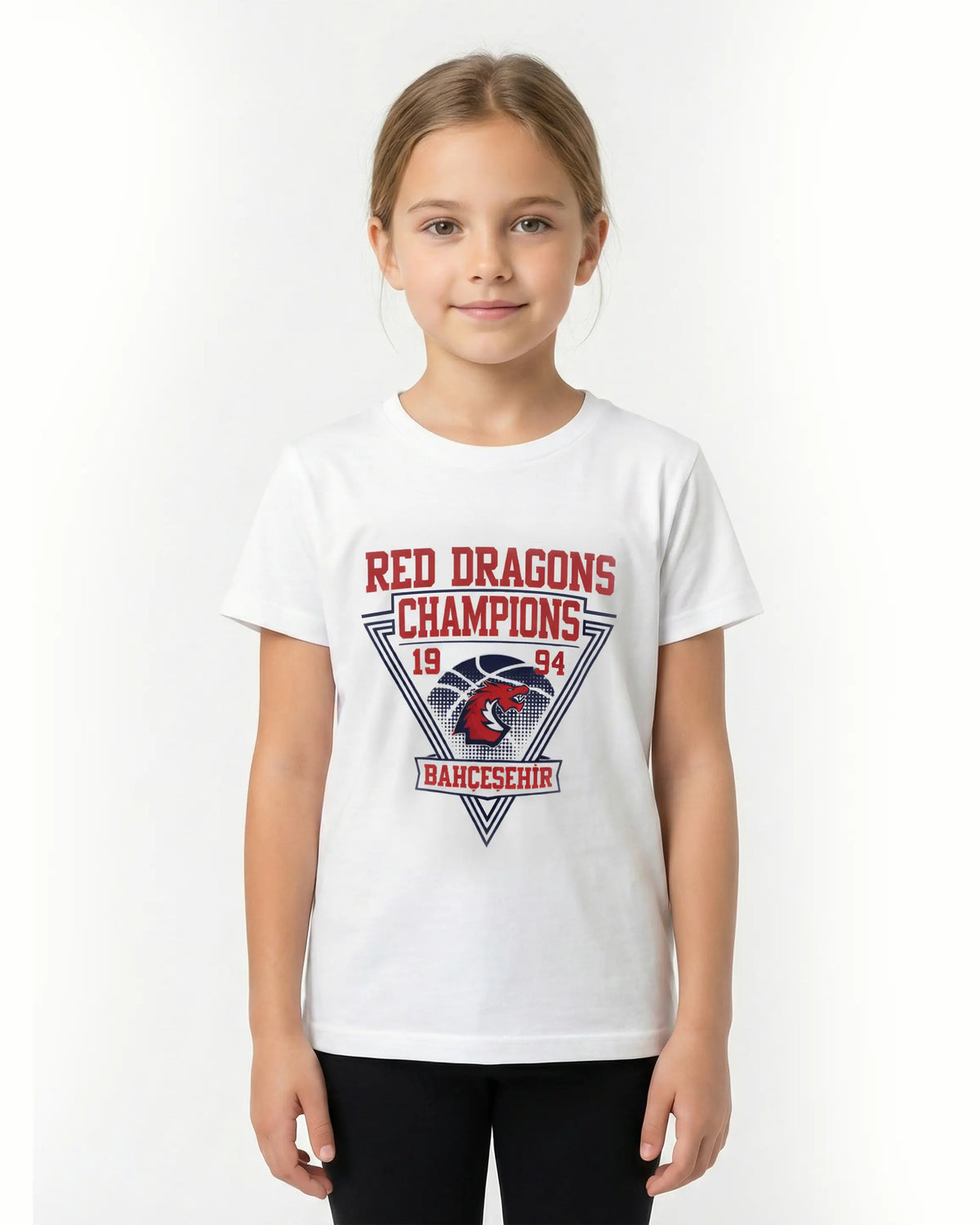 Bahçeşehir Red Dragons Beyaz T-Shirt bigkeepcollection