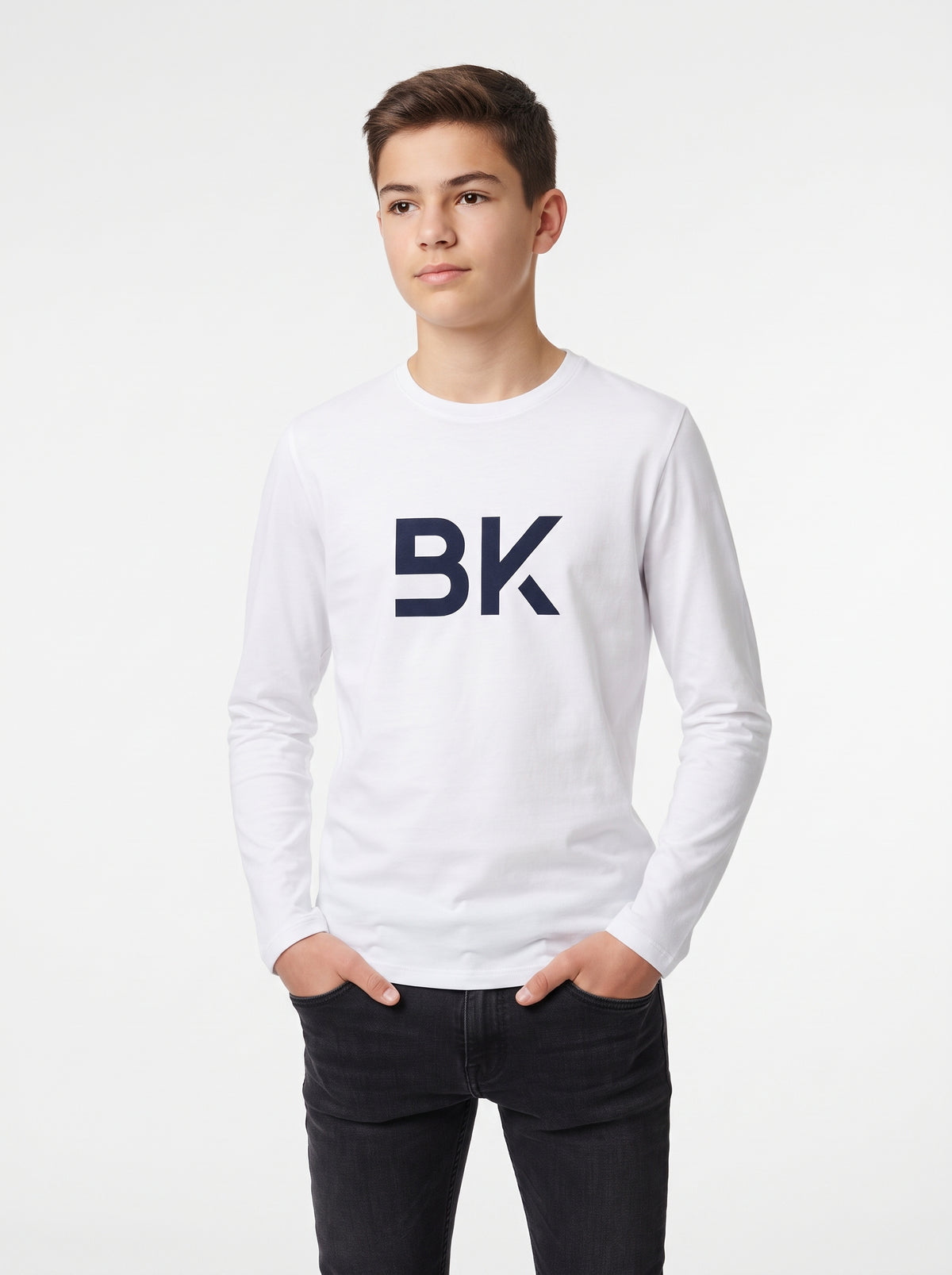BK Logo Baskılı Lacoste Kumaş Sweatshirt (Mevsimlik)