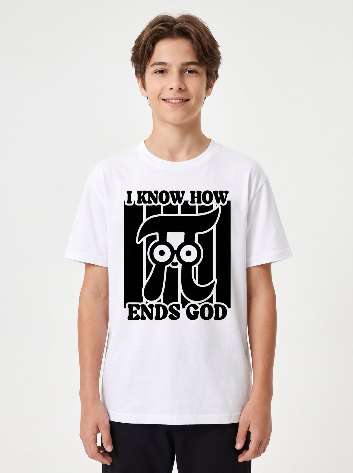 I Know How Baskılı Beyaz Tişört