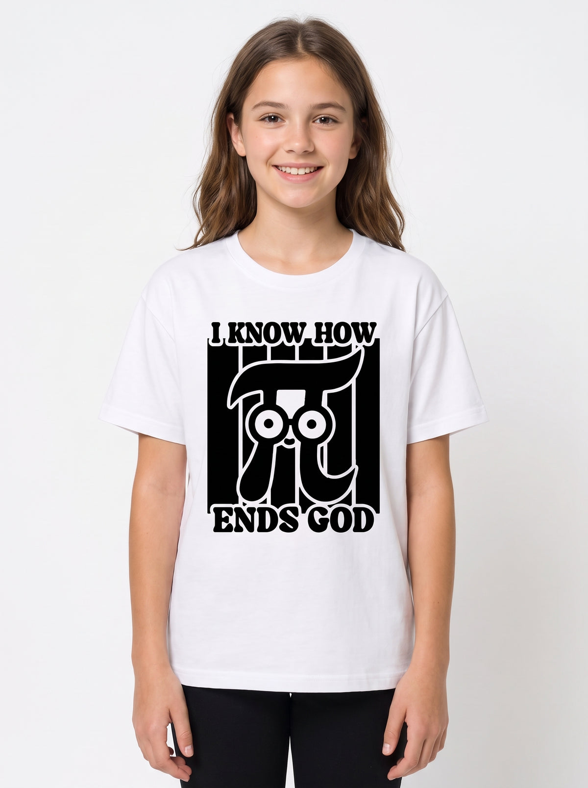 I Know How Baskılı Beyaz Tişört